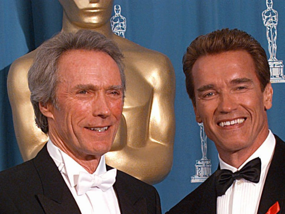 Arnold Schwarzenegger, 72 de ani, şi Clint Eastwood, 90 de ani, împreună la schi 