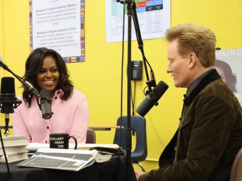Michelle Obama a vorbit despre copilăria la Casa Albă a celor două fete ale ei  
