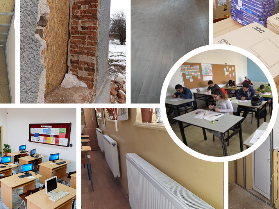 7 școli renovate de Asociația BookLand în mediul rural! Până la final de an vor fi 12