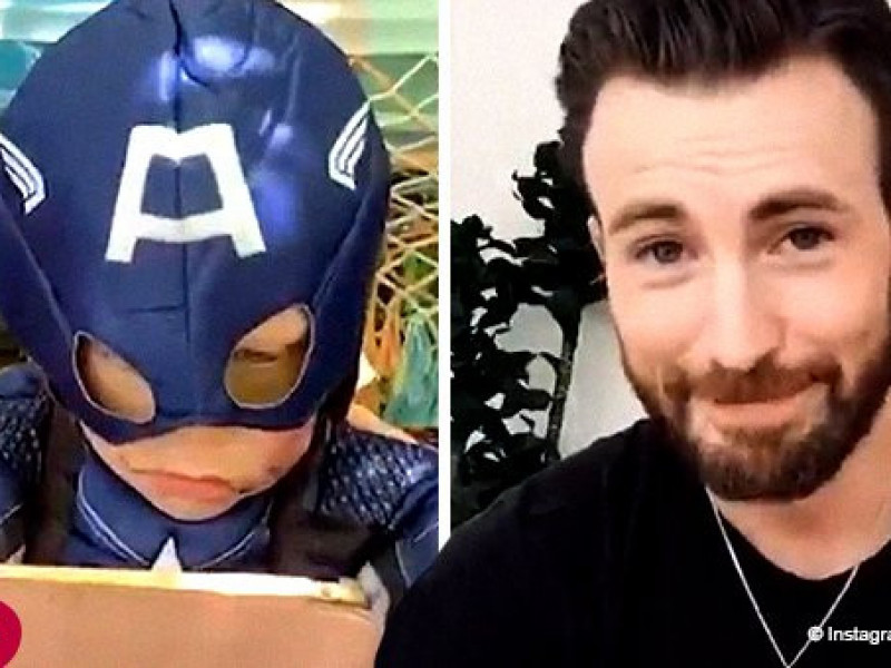 "Captain America", impresionat de un baietel extrem de curajos
