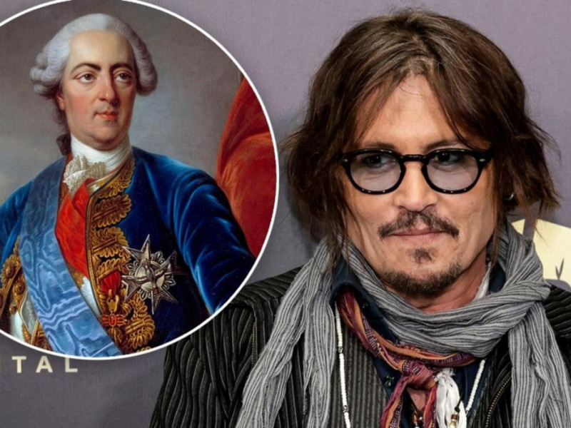 Johnny Depp, în rolul lui Ludovic al XV-lea