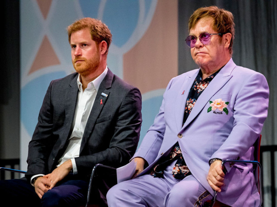 Elton John şi Prinţul Harry continuă lupta împotriva SIDA începută de Prinţesa Diana 