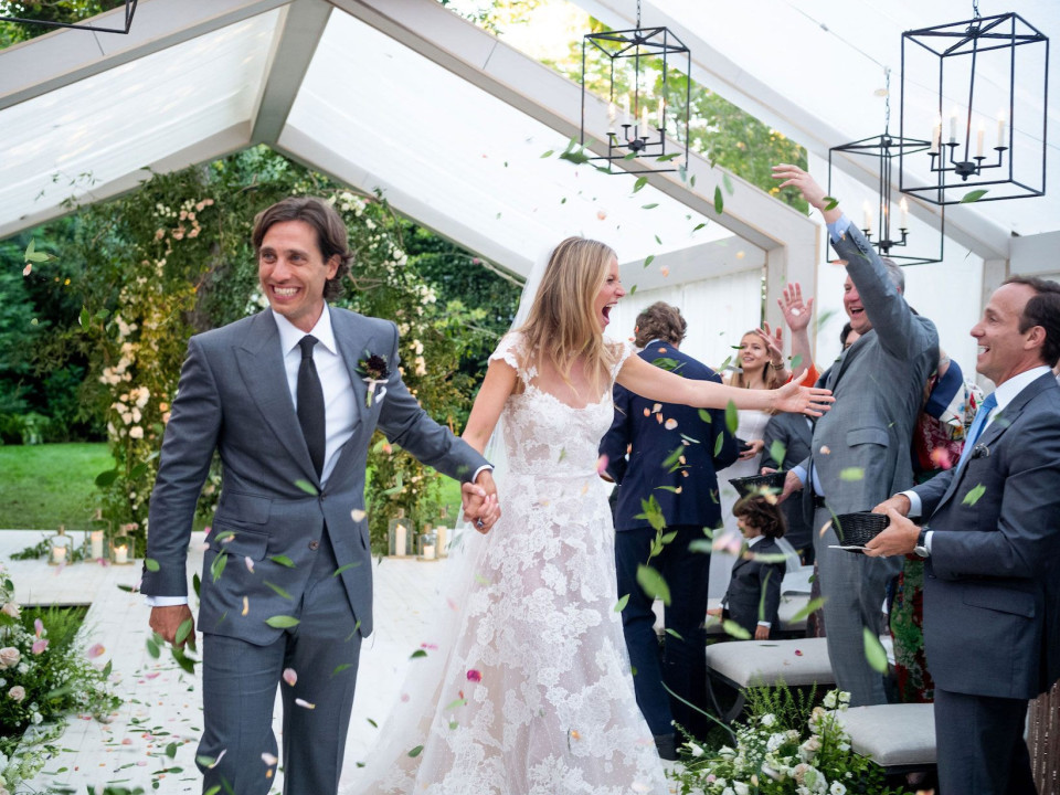 Primele fotografii de la nunta actriţei Gwyneth Paltrow 