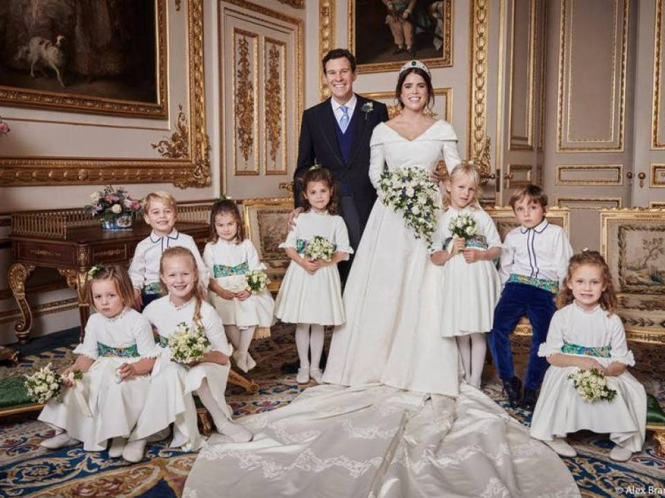 Cel mai adorabil moment de la nunta Prinţesei Eugenie. Prinţesa Charlotte a fost protagonista! 