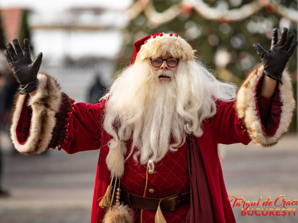 Moș Crăciun vine la Târgul de Crăciun București pe 17 decembrie, la ora 18:00! 