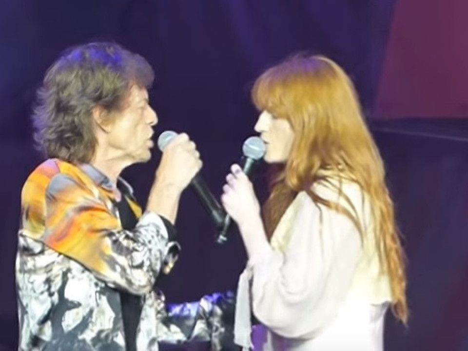 VIDEO - The Rolling Stones, pe scenă alături de Florence Welch 
