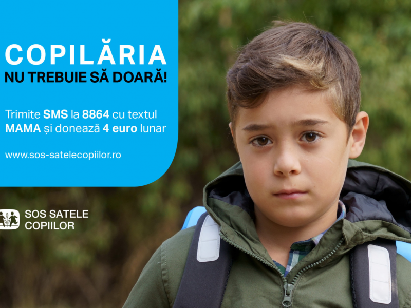 Copilăria nu trebuie să doară, o campanie SOS Satele Copiilor România
