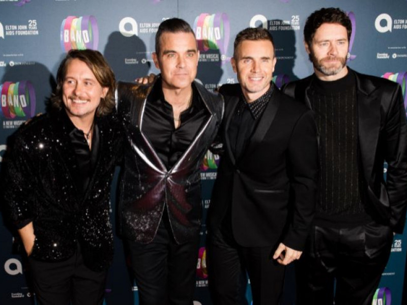 Robbie Williams şi Take That cântă împreună într-un concert special 