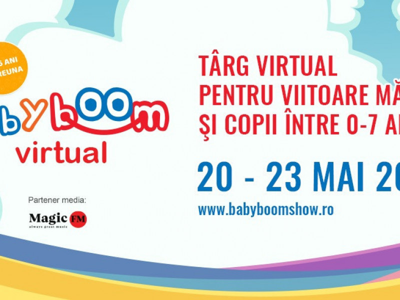 S-a deschis Baby Boom Show Virtual,  cel mai mare târg online pentru copii şi viitoare mămici