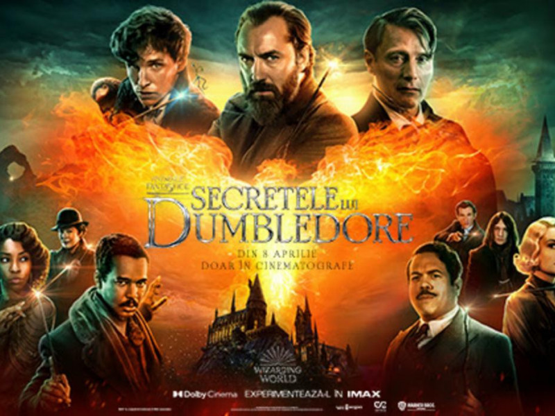 Al treilea film „Animale Fantastice: Secretele lui Dumbledore” se lansează pe marile ecrane
