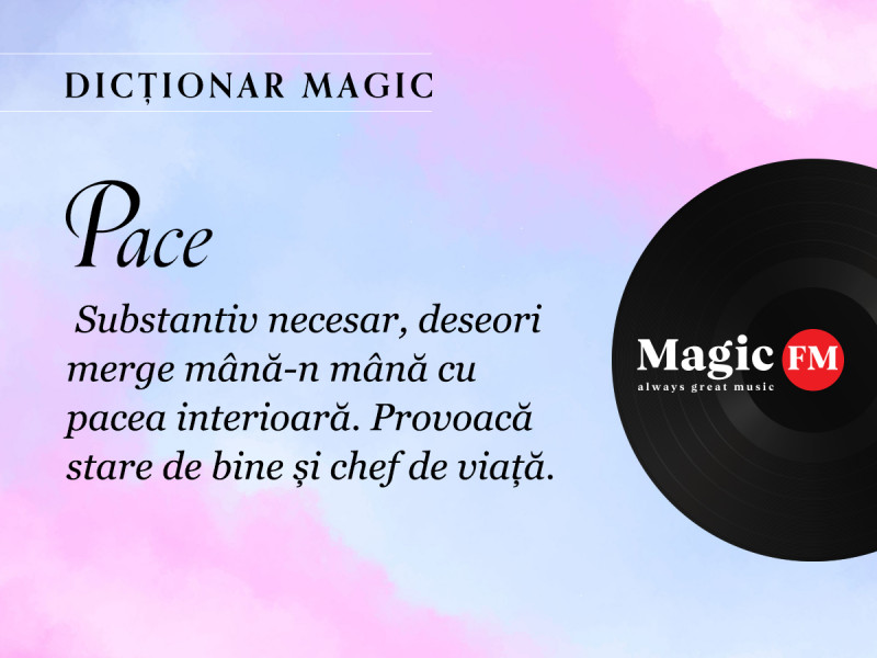 Dicționar Magic: Pace
