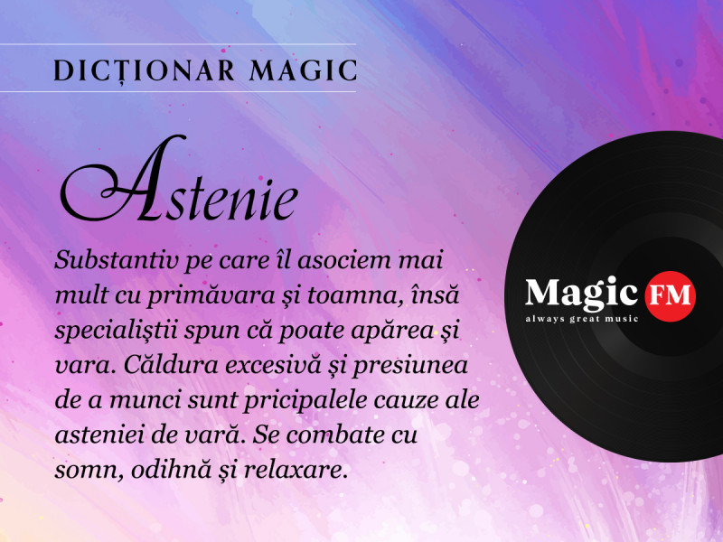 Dicționar Magic: Astenie