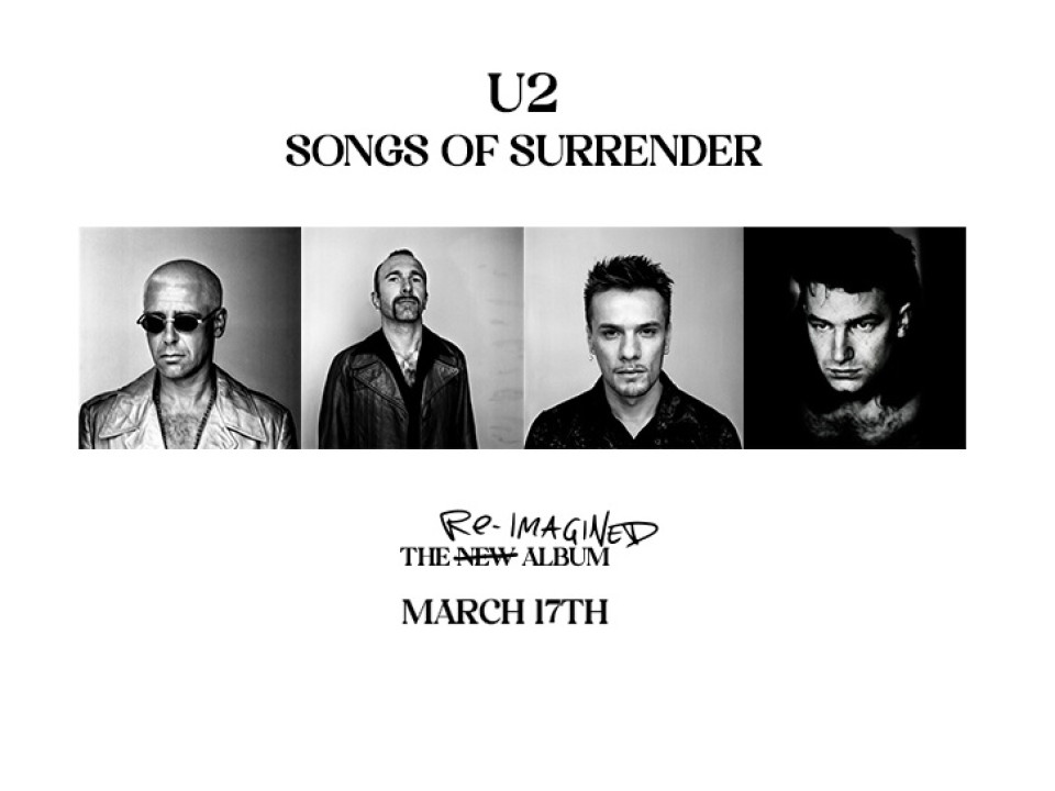 Trupa U2 a anunţat lansarea albumului “Songs of Surrender”