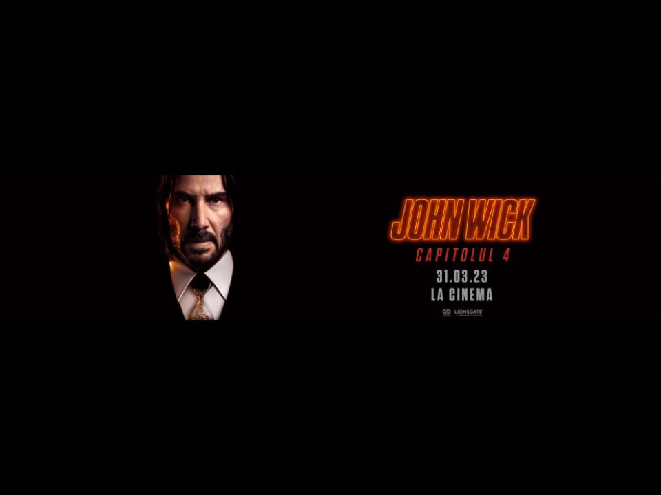 „John Wick: Capitolul 4” și Keanu Reeves revin din 22 martie în cinematografe