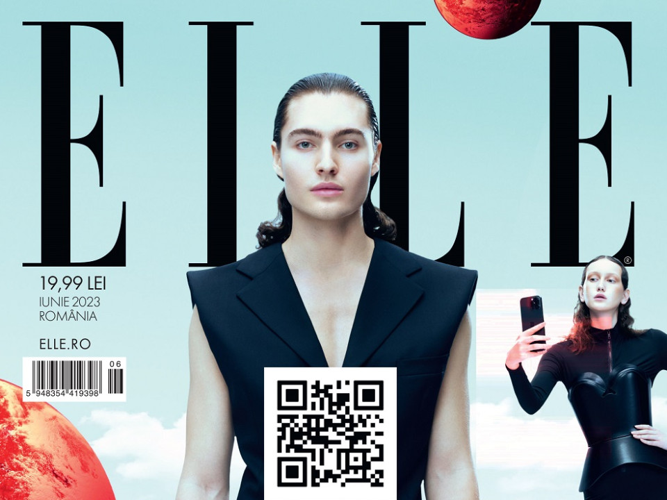 Revista ELLE lansează prima copertă pe care o poți purta din România