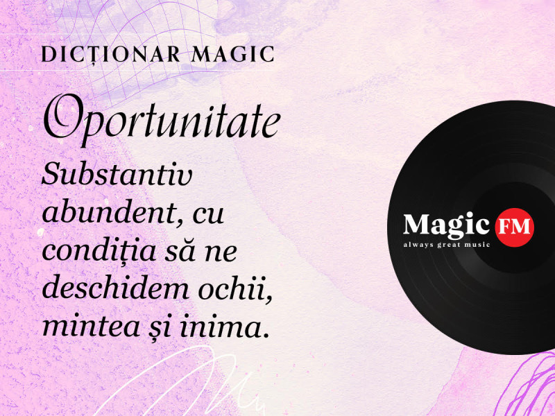 Dicționar Magic: Oportunitate