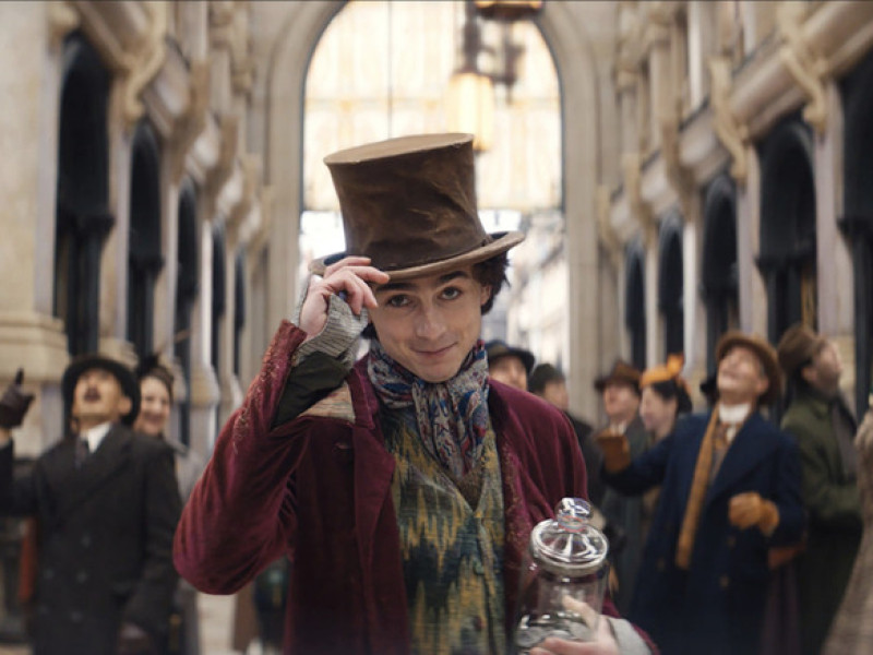 Un nou trailer palpitant cu actorul Timothée Chalamet în rolul din „Wonka”