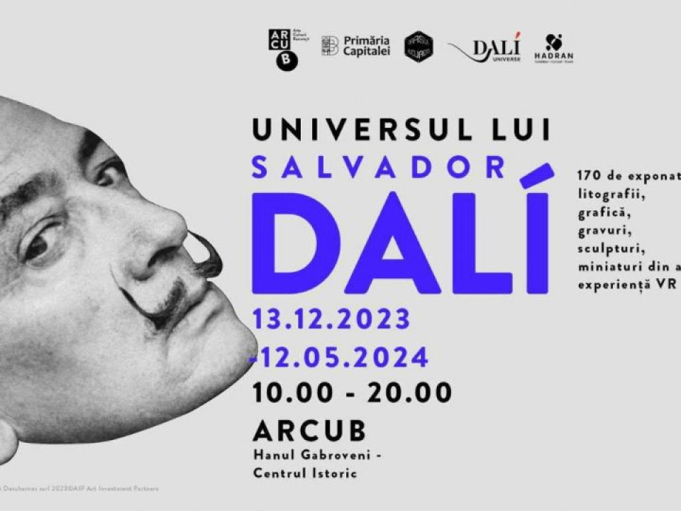 Operele fascinantului Salvador Dalí se văd la Bucureşti