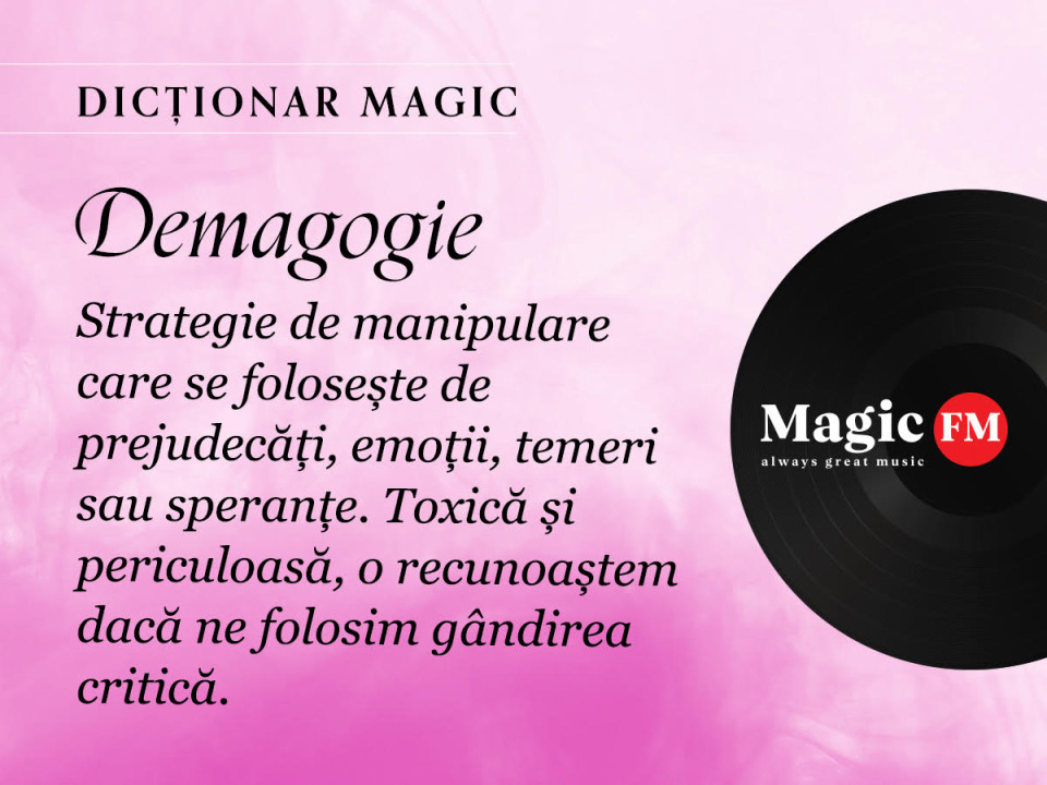 Dicționar Magic: Demagogie