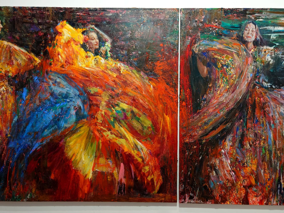 Cunoscutul artist plastic Gheorghe Lisița expune la București peste 100 de picturi