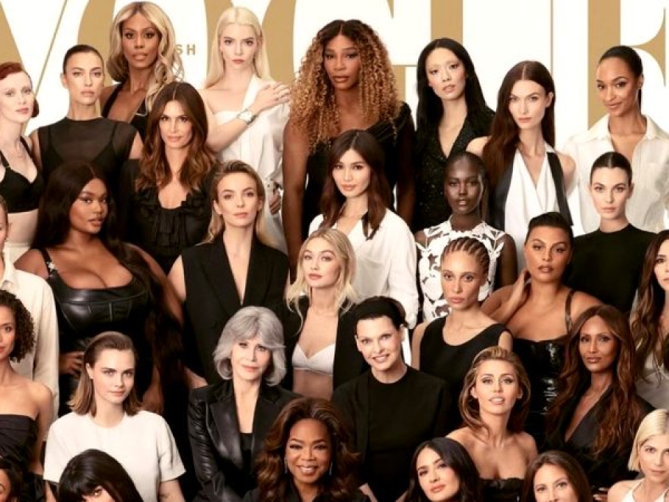 Coperta de colecţie Vogue: 40 de femei celebre au pozat împreună