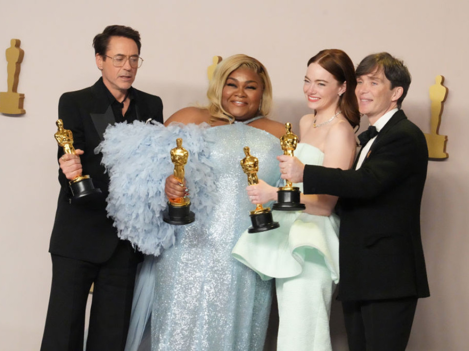 Gala Oscar 2024 - “Oppenheimer” a câştigat 7 premii, Cillian Murphy şi Emma Stone sunt cei mai buni actori