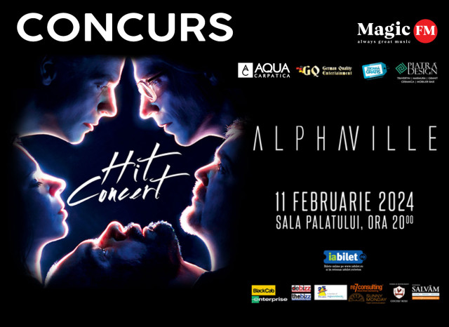 Concurs - Bilete la concertul Alphaville din 11 februarie
